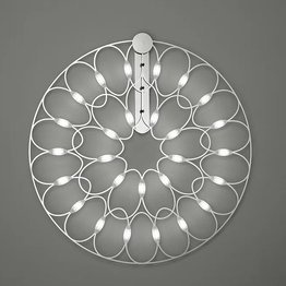 Plafoniera Sforzin Lafra 1748.11.3000 kolor chrom 45 cm