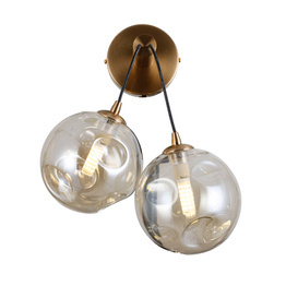 Lampa ścienna Italux WL-54456-2-HB-AMB Perlos