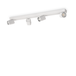 Ideal Lux Rudy Pl4 Square Bianco Plafon 294827