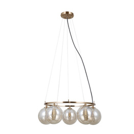 Oprawa wisząca Italux PND-1098-5R-HB Molite