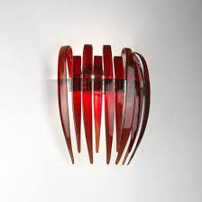 DRACENA P60 Lampa Ścienna czerwona Leucos