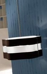 CRAZY SP 1037/50S Oprawa Wisząca Lampade Italiane biało-brązowa 50 cm