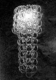 GIOGALI AP Lampa Ścienna Vistosi transparentna 36 x 56 cm