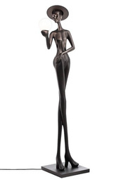 Lampa Stojąca Człowiek Posąg Dann Lux Venus 4 czarna