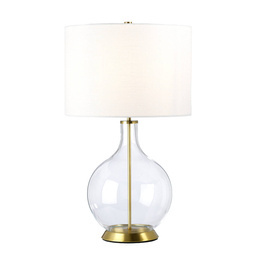 Lampa stołowa Elstead Lighting Orb ORB-CLEAR-AB-WHT