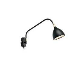 Markslojd Kinkiet Czarno/Złoty 106081 VALENCIA