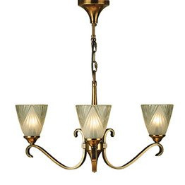 Zwis Pendant 3xE14 Columbia Brass 63436