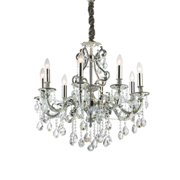 Żyrandol Ideal Lux Gioconda Sp8 Argento 044934