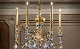 Masiero Chic 5 złota Oprawa WIsząca