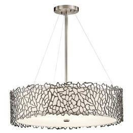 Silver Coral KL/SILCORAL/P/B Lampa wisząca Elstead Lighting
