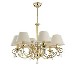 Żyrandol z kryształkami Złoty Kutek Coco COC-ZW-6 (Z/A)