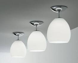 GOLF PL Plafon biały Leucos