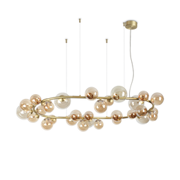 Żyrandol Ideal Lux Perlage Sp30 Ambra 322780