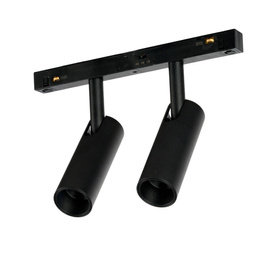 ALFA NIKO 2 TRACK MAGNETIC 2LINE 2X7W CCT SWITCH DIM BK AZ6252 Azzardo