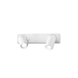 Kinkiet Ideal Lux Rudy Ap2 Round Bianco 229041