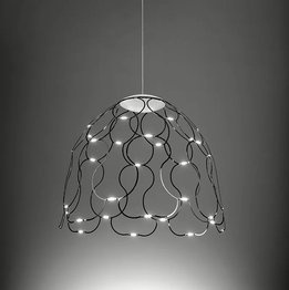 Żyrandol Sforzin Lady Lamoi kolor czarny