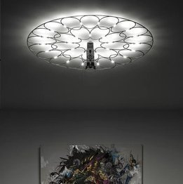 Plafoniera Sforzin Lafra 1735.21.3000 kolor czarny 45 cm