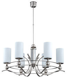 Kutek Ruta RUT-ZW-6(N/KL)WHITE Nikiel Zwis