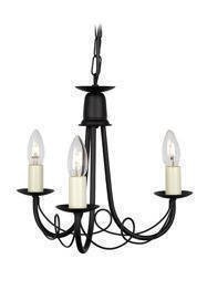 Żyrandol Elstead MINSTER MN3 BLK
