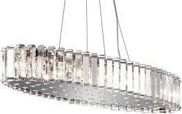 Crystal Skye KL/CRSTSKYE/I/L Lampa wisząca Elstead Lighting