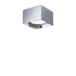 Ideal Lux Spike Pl1 Square Cromo Plafon 328799