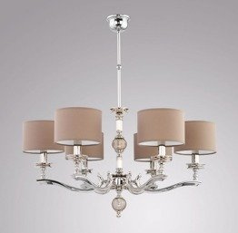 TIV-ZW-6(N) Kutek Mood Tivoli Żyrandol Nikiel