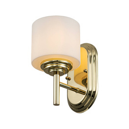 Malibu Kinkiet Elstead Lighting FE-MALIBU1-BATH-PB