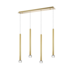 Lampa Wisząca Kryształ Berella Light Aramo 4 GD złota BL5582