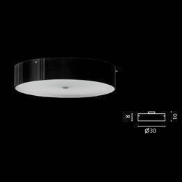 Lampa Sufitowa Ramko Lima Mini kolor biały błysk