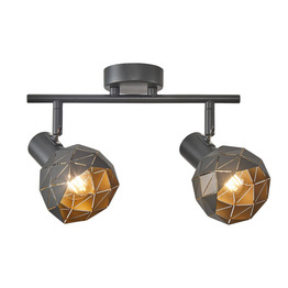 Lampa sufitowa Italux SPL-3480-2-GR-GD Harley