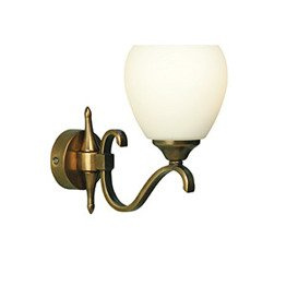 Lampa Ścienna Columbia brass antyczny mosiądz 63453