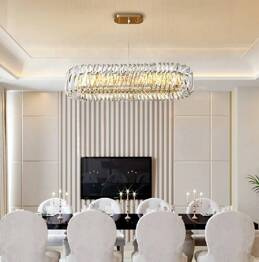 Lampa Kryształowa Berella Light Anubi OV 100 BL5483