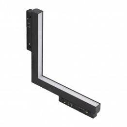 ALFA SAGA TRACK MAGNETIC 2LINE CORNER B 24W CCT SWITCH DIM BK AZ6245 Azzardo