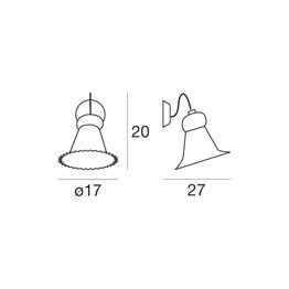 Mami 2655RU Kinkiet Linea Light