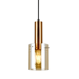 Żyrandol Italux Sardo Pnd-5581-1-Bro+Amb