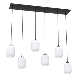 Lampa Wisząca Emibig Verdi 6 Bl Opal (1435/6)