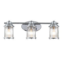 Ashland Bay Elstead Lighting QN-ASHLANDBAY3-PC-BATH Kinkiet