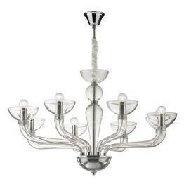 IDEAL LUX Casanova SP8 Transparente Lampa Wisząca