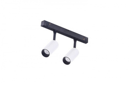 Oprawa szynowa Azzardo ALFA TRACK MAGNETIC Nikki 2 AZ4593 Czarno-Biała 3000K 2x3W