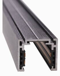 Maxlight Szyna Magnetyczna Płytka Natynkowa 2m Magnetic MT0012 Czarna