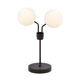 Lampa biurkowa NOVA LN2 BLACK/OPAL  czarny (1138/LN2) - Emibig