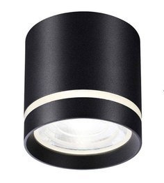 Oprawa natynkowa Ledowa  czarna Dann Lux Design REGE BK 3K DLD5319 3000K