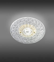 3003/22 ITALAMP Oprawa wpuszczana satyna złoty