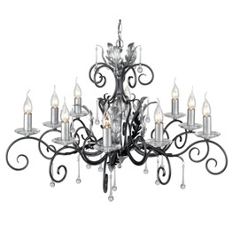 Amarillis Elstead Lighting Oprawa wisząca AML10-BLK-SILVER
