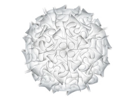 Lampa sufitowa włoska Slamp Veli Couture średnica 78 cm