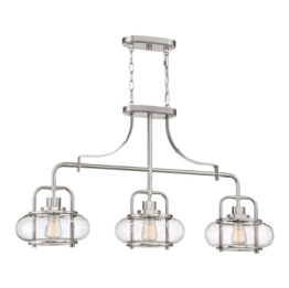 Żyrandol Elstead Lighting Trilogy QZ-TRILOGY-ISLE-BN Nikiel