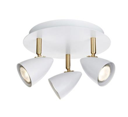 Lampa wisząca Markslojd CIRO 106319 Biały/Złoty Szczotkowany