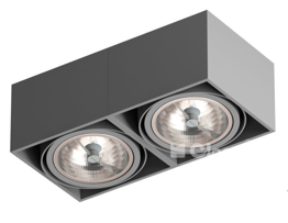 Plafon Biały 117 Cleoni Tuz T019X2Sh