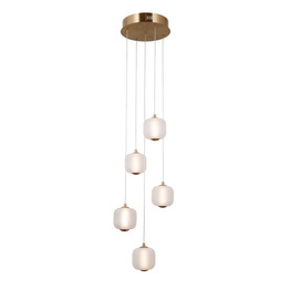 Lampa wisząca Italux Ganti PND-34362-5-HBR-OPAL