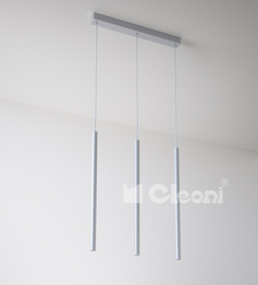 Żyrandol Czarny 3  Cleoni NER